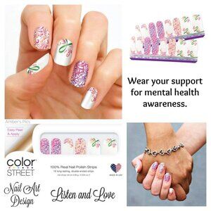LISTEN AND LOVE Color street Nail Set